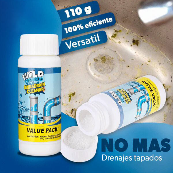 (70% Descuento) Wild Tornado Pro – Destapa Cañerías en Minutos