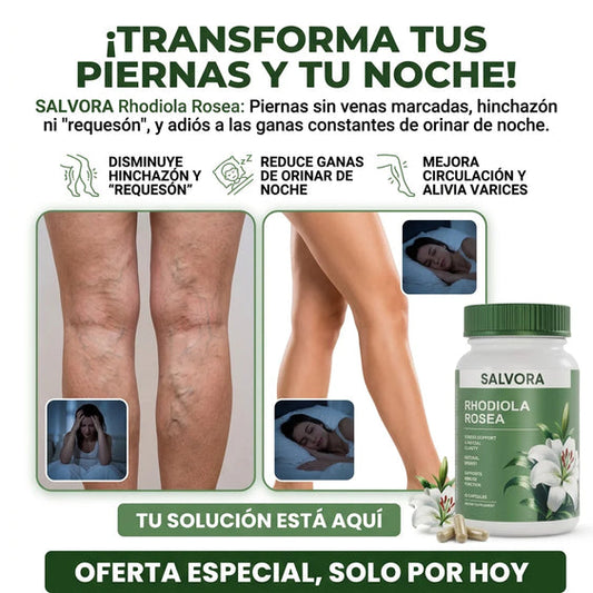 (2x1) Rhodiola Rosea Elite + Concentración + Energía Limpia