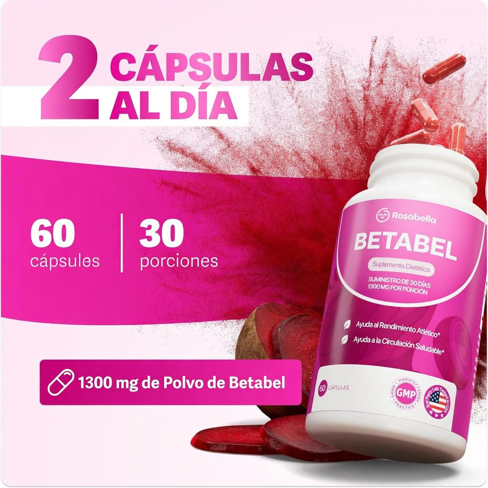 (55% DESCUENTO) Rosabella Beet Root™ | Apoya la Circulación y Potencia tu Energía Natural
